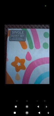 Rainbow And Stars Duvet Set Single - Image 1 of 4