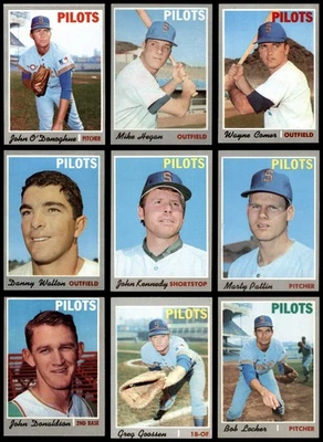 1970 Topps Seattle Pilots Near Team Set 4.5 - VG/EX+ 7114776 (14 / 30 cards) - Image 1 of 2