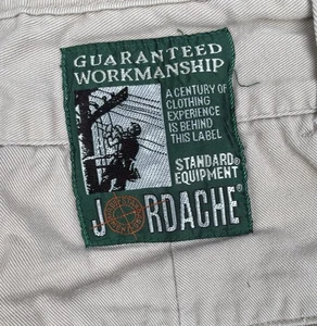 Vintage Jordache Khaki Cargo Jorts Pleated Shorts Size 28W High Rise 90s Y2K - Picture 1 of 9