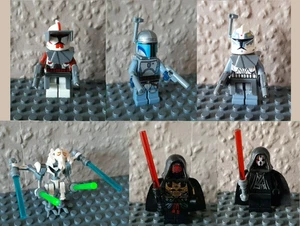 LEGO Star Wars - Clone Commander Fox Jango Fett General Grievous Darth Revan.TOP - Bild 1 von 20