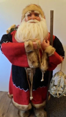 Weihnachtsmann Figur ca. 90cm groß, top Zustand - Bild 1 von 4