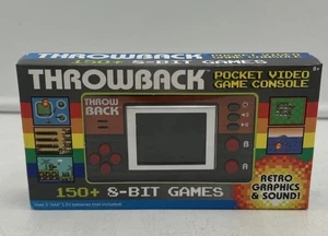 Videogioco elettronico classico portatile tascabile retrò Throw Back con schermo a colori - Foto 1 di 6