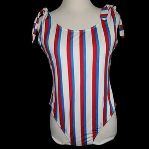 Traje de baño acolchado de playa de colección No Boundaries 1 pieza con puntas Jr talla XL 15-17 de la década de 1990 - Imagen 1 de 18