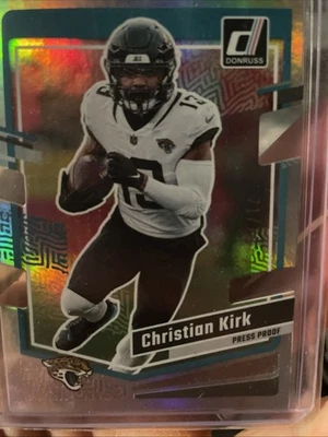 2023 Panini Donruss - Christian Kirk #134 Press Proof Silver Die-Cut /75 - Image 1 of 2