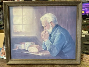 Daily Bread "Grace" inspired by Eric Enstrom picture Framed 22x18 - Picture 1 of 5