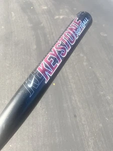 NIKE KEYSTONE Official SlowPitch Softball Bat 34" 26oz ASA 2000 USSSA Black Red - Picture 1 of 24