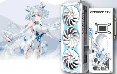 Manli GeForce RTX 5070 Ti POLAR FOX OC 16 GB GDDR7 Graphics Card - Image 1 of 4