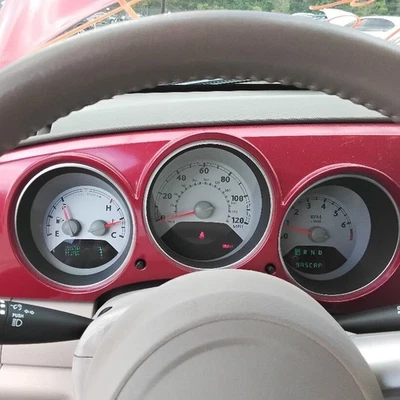 PT Cruiser 2006 equipo original velocímetro calibre grupo 47 k millas Chrysler Foto 1 de 4