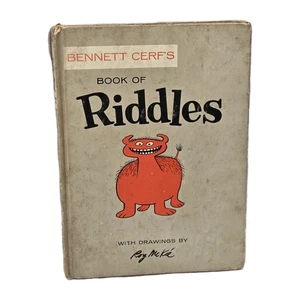 Bennett Cerf's Book of Riddles 1960 Hardcover 1st Edition Seuss's Beginner Book - Bild 1 von 12