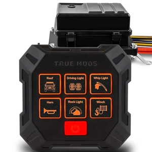 12V Wireless 6 Gang Switch Panel Circuit Control Fuse Relay Box Car Truck Marine - Picture 1 of 10
