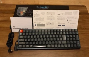 Keychron K4 Wireless Mechanical Keyboard JIS Brown switch Used - Picture 1 of 6