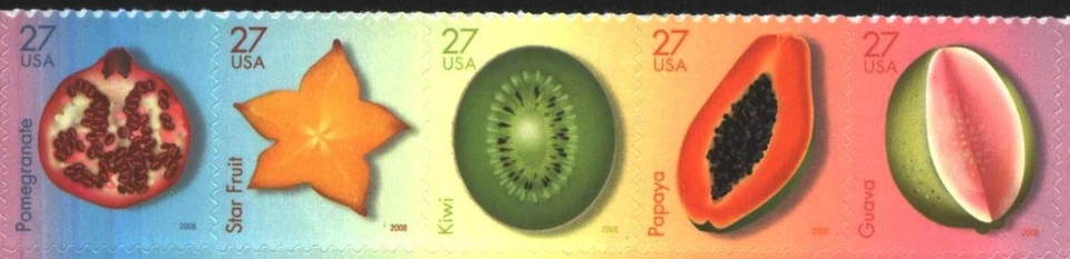 USA US  Mint stamps Flora Tropical  Fruits 2008    avdpz - Image 1 of 1