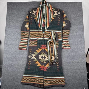 Maglione cardigan donna Faherty x B.YELLOWTAIL Paloma Duster S Eagle Peak verde - Foto 1 di 5