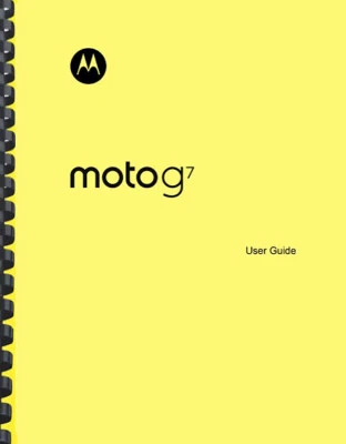 Motorola Moto G7 Phone OWNER'S USER MANUAL - image 1 of 4