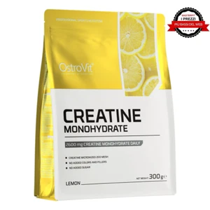 CREATINA MONOIDRATO 100% Pura 300 Gr. OstroVit Micronizzata 200 MESH gusto Lemon - Imagen 1 de 2