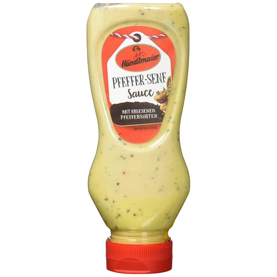 Händlmaiers Pfeffer Senf Sauce mit erlesenen Pfeffersorten 225ml - Bild 1 von 1