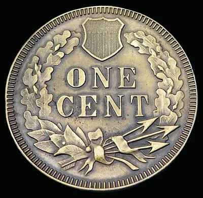 Indian Head One Penny Reverse Side HPC Vintage Belt Buckle - Image 1 of 4