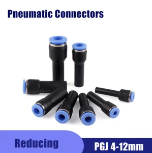 4mm to 12mm Unequal Push in Tube Pneumatic Reducing Quick Connectors - Picture 1 of 11