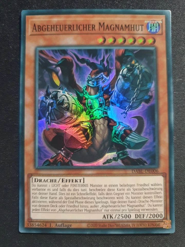 Yu-Gi-Oh! DABL-DE006 Abgeheuerlicher Magnamhut Super Rare NM 1st - Bild 1 von 1