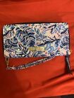 New Simply Southern Purple Floral zipper Wallet Purse