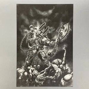 KHARN THE BETRAYER KHORNE MARK GIBBONS ART PICTURE POSTER WARHAMMER 40,000 40K - Picture 1 of 7