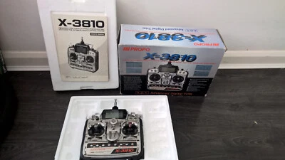JR PROPO Radio set transmitter receiver servos plane heli retro 35mhz X 3810 RC - Image 1 of 4