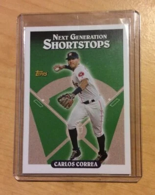 2016 Topps Throwback Thursday card Astros Carlos Correa Next Generation #55 - Image 1 of 2