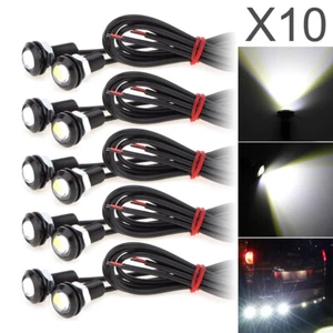 Universal Car Signal Lights Eagle Eye Fog Light DRL Bulb Reverse Backup Parking - Picture 1 of 11
