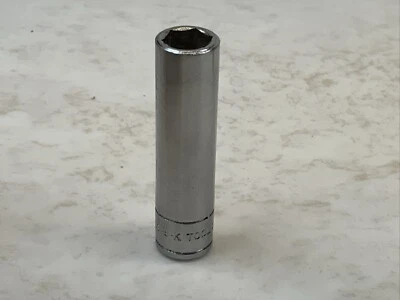 S-K Tools 41911, 1/4 Drive Deep 6pt  Socket, Size 11/32in., USA - Image 1 of 4