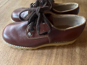 Kids Vintage Leather Deadstock Savage Shoes 10.5 VGUC