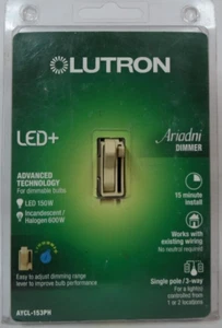 LUTRON AYCL-153PH Beige Ariadni Dimmer LED+ - Picture 1 of 5