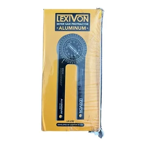 LEXIVON LX-230 7” Aluminum Miter Saw Protractor – Rust-Proof Angle Finder Tool - Picture 1 of 11