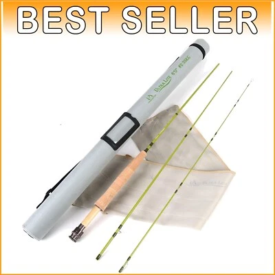 Maxcatch Ultra-Lite 3-Piece Fly Rod for Stream Fishing - 72" Medium-Fast Action - Image 1 of 4