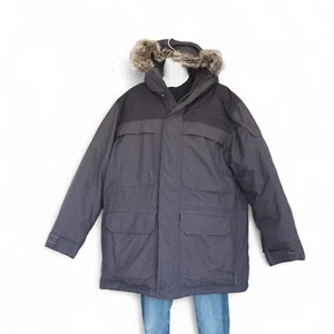 The North Face McMurdo Hyvent 550 Goose Down Parka Jacket Grey / Black Men's XL - Picture 1 of 10