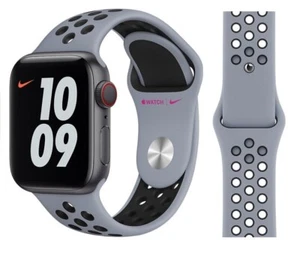 Original Apple Nike Sport Armband M/L 38/40/41mm MG3V3ZM/A Obsidian Mist/Black - Bild 1 von 1