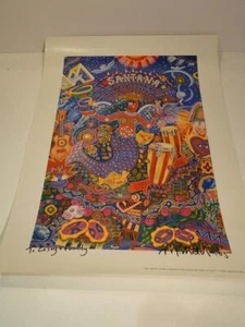 1998 Mumbo Jumbo - Signed Print by Artist Michael V. Rios - Santana Inspired - Picture 1 of 3