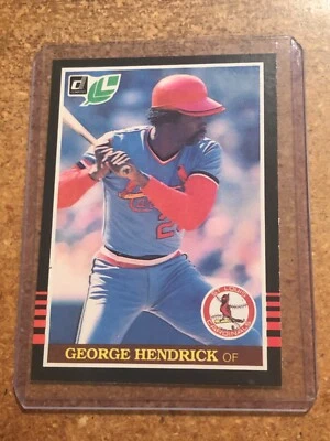 1985 Donruss/Leaf Baseball # 259 George Hendrick - Image 1 of 2