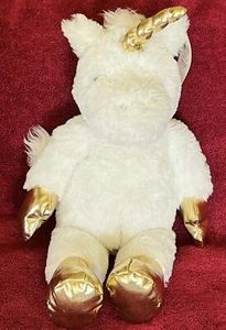 Holiday Lane White/Gold Dreamland Unicorn Plush 11" New - Picture 1 of 2