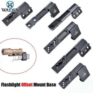 Base de montaje desplazada de linterna de luz táctica para adaptador de luz Scout M300 M600 - Imagen 1 de 23