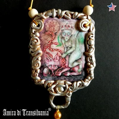 Protective Talisman Ashtarot Magic Jewel Pendant Amulet Powerful Lemegeton Seal - Image 1 of 4