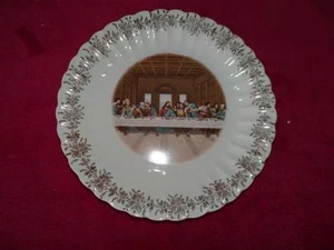 VINTAGE PLATE SANDERS MGF CO LORD'S SUPPER FIRST EDITION THE LAST SUPPER - Picture 1 of 3
