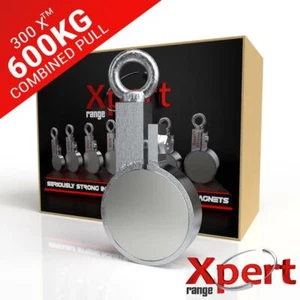 Online Magnets 300 X™ Erholung Angeln Klammer Magnet 300kg/599.5kg Zug - Picture 1 of 1