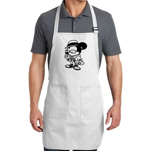 Cute Drink Coffee Funny Apron Adjustable Custom Printed Mickey Mouse Drinking - Picture 1 of 2