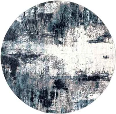 Alfombra de área 8x10 moderna sala de estar 5x7 dormitorio alfombra Dole alfombra azul marino Foto 1 de 4