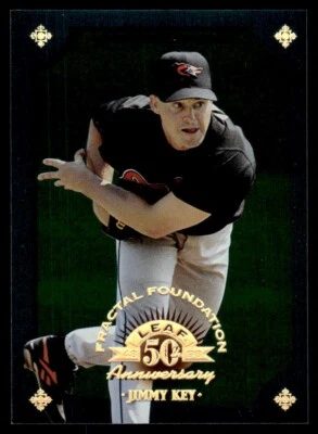 1998 Leaf Fractal Foundations Jimmy Key 1426/3999 Baltimore Orioles #41 - Image 1 of 2