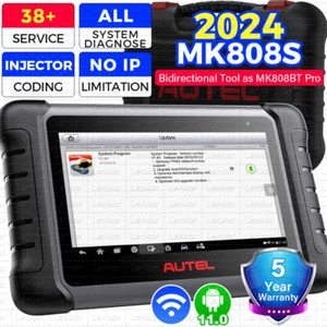 2025 Autel MaxiCOM MK808S Bidirectional Car Diagnostic Scanner Tool Key Coding - Picture 1 of 15