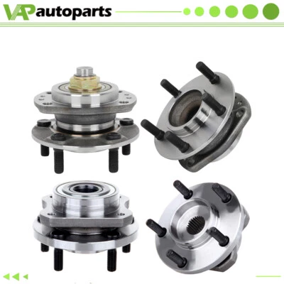 Conjunto de 4 cojinetes y bujes de rueda delanteros y traseros para Chrysler Voyager 2001 2002 2003 Foto 1 de 4