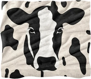 Throw Blanket,Soft Blankets and Throws,Animal Cow Print Blanket,59X39.3 In - Picture 1 of 12