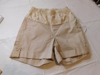 Pantalones Cortos Breaker Jeans Maternidad Mujer Lite Caqui Beige Talla S Pequeños Nuevos sin Etiquetas Foto 1 de 3