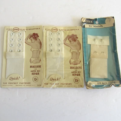 Vintage lot 3 Brassiere Bra or Garter Belt Repair Kit - Image 1 of 4